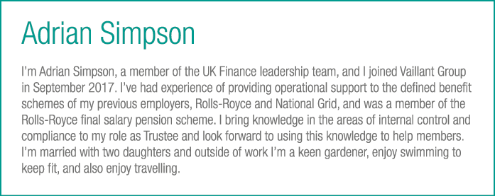 Adrian Simpson I m Adrian Simpson, a member of the UK Finance leadership team, and I joined Vaillant Group in Septemb   