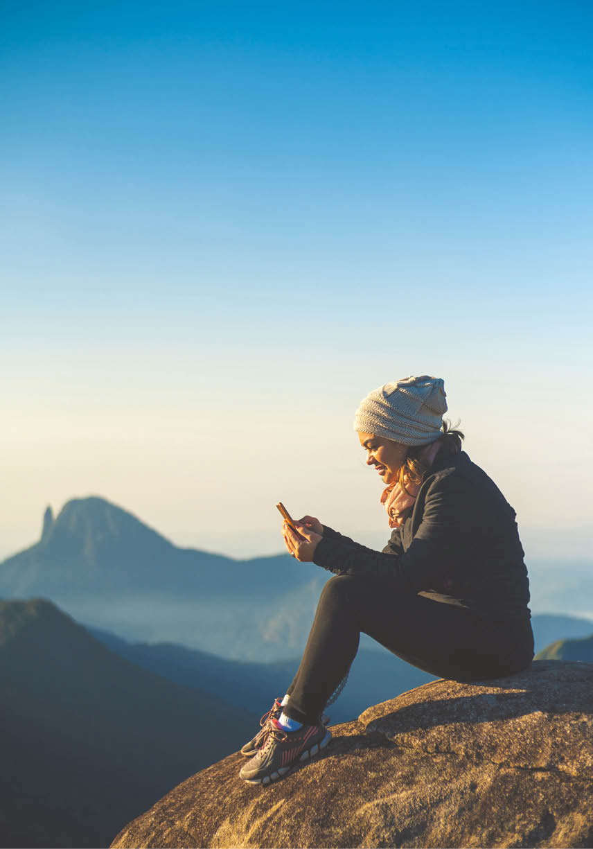 Global Communications, Camping, Rio de Janeiro, Using Phone, Brazil