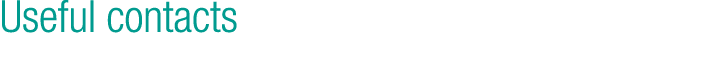 Useful contacts 