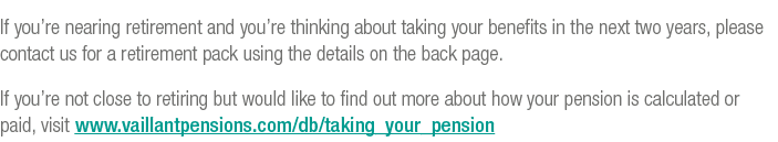 If you’re nearing retirement and you’re thinking about taking your benefits in the next two years, please contact us ...