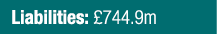 Liabilities: £744.9m