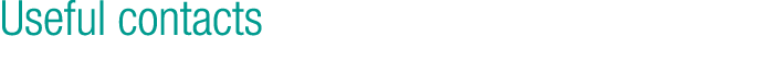 Useful contacts 
