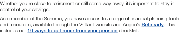 Whether you re close to retirement or still some way away, it s important to stay in control of your savings  As a me   