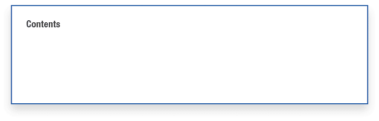 Contents