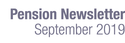 Pension Newsletter September 2019
