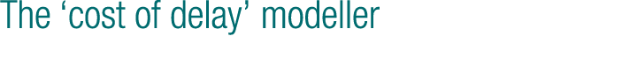 The  cost of delay  modeller